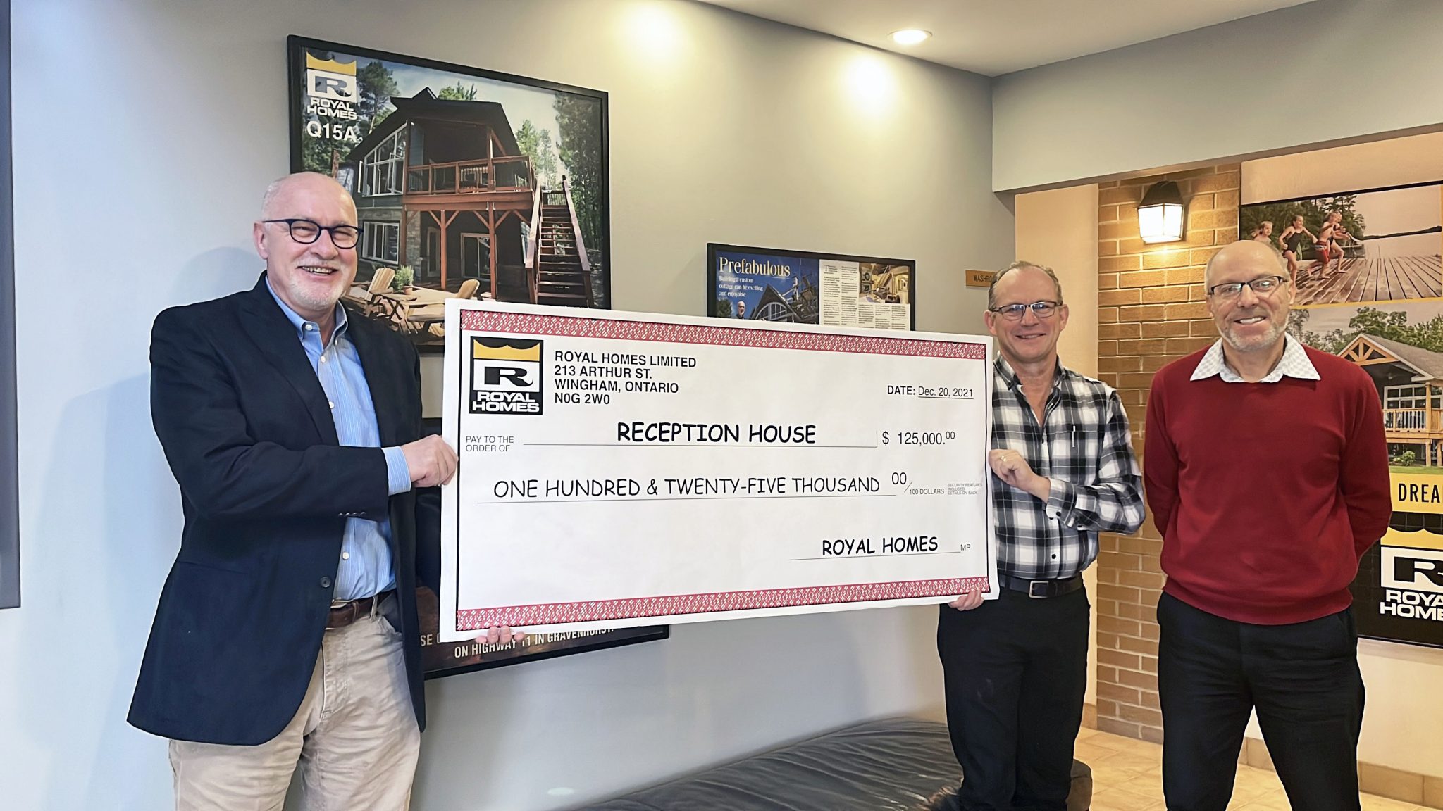 Royal Homes donates $125,000 to help refugees settle in our community